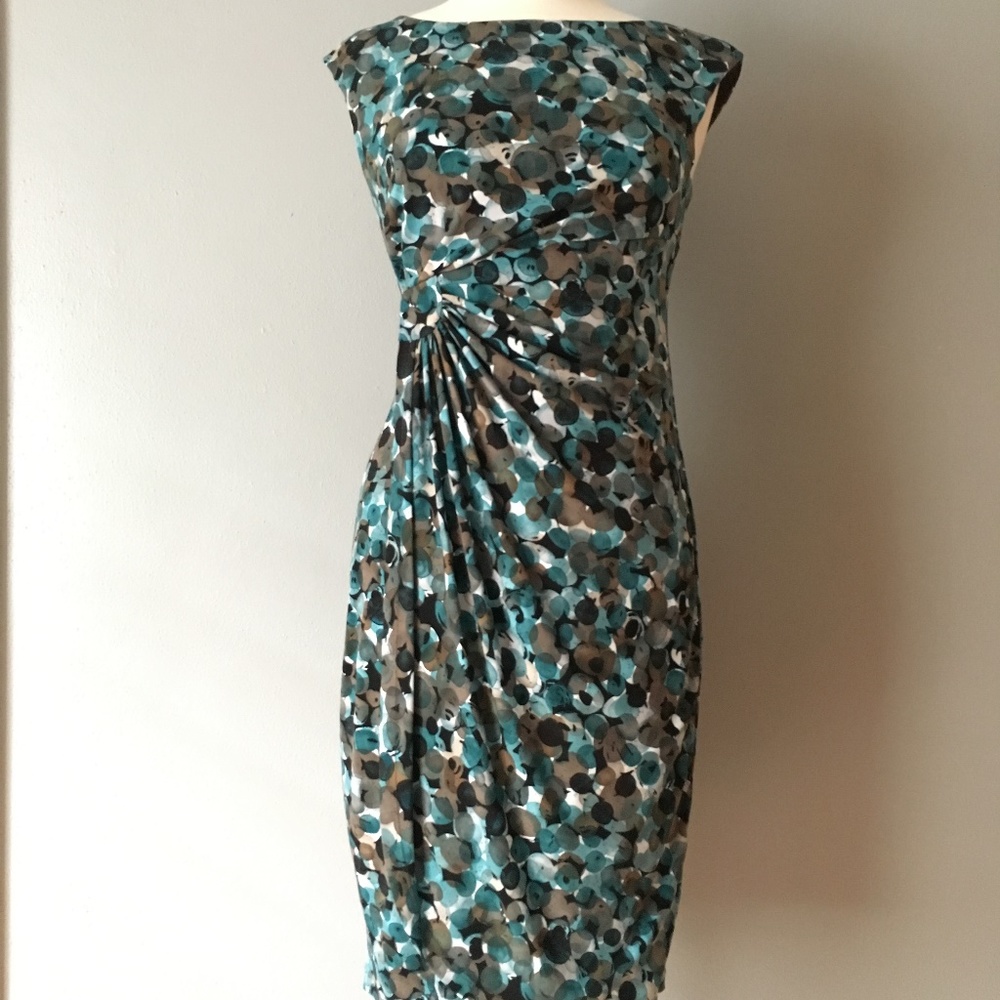Connected Apparel - Faux Wrap Dress